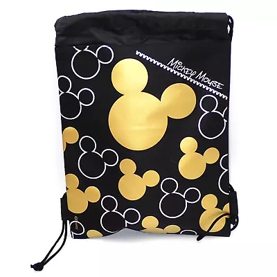 Mickey Mouse Drawstring Backpack String Reusable Bag Disney Birthday Gift • $16.82