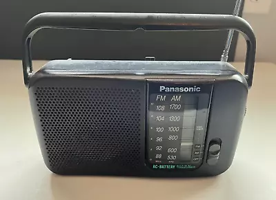 Panasonic RF-544 Vintage AM/FM Portable Radio W/Power Cord - Works Great! • $11.99