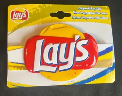 Lays Potato Chip Magnetic Bag Clip 2003 A.Aronson Vtg New • $16