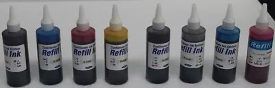 8 X 120ML Premium Pigment Refill Ink For Epson Stylus R2400 Printer T059 59 • $80.99