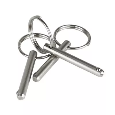 Motorhome Stainless Steel Trailer Hitch-Locking Pin Top Deck Hinge Marine • £6.16