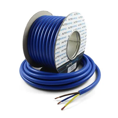 Arctic Grade Blue Flex Cable 3183A 2.5mm2 3 Core Outdoors 25AMP Mains 240v Wire • £154.50