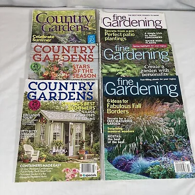 $19.95 • Buy Gardening Magazine Lot Taunton's Fine Gardening Country Gardens 2016 2017 2020
