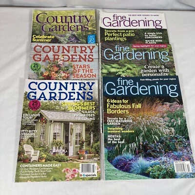 $19.95 • Buy Gardening Magazine Lot Taunton's Fine Gardening Country Gardens 2016 2017 2020