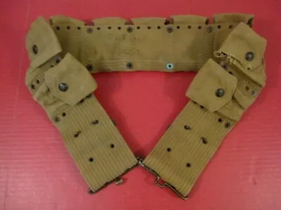 Pre-WWI US Army M1903 Mills Infantry Cartridge Belt Rimless Eagle Snaps - NICE • $149.99