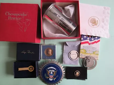 Nice Collection Of Presidential& White House Related Items: Bush LBJ Biden • $24.99