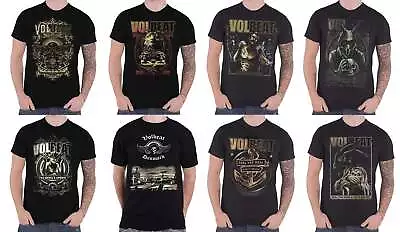 £15.95 • Buy Official Volbeat T Shirt Seal The Deal Denmark Graveyard Band Logo Mens New