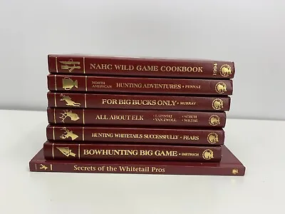 North American Hunting Club Book Lot Set Of 7 Books NAHC  Whitetails Elk Cooking • $58.18