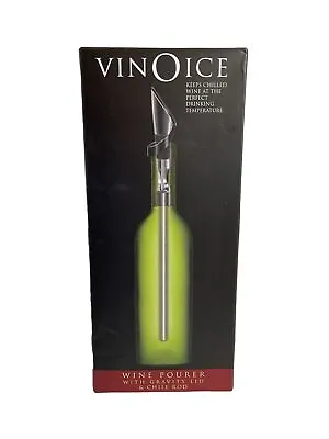 Cork Pops VinOice Wine Pourer With Gravity Lid & Chill Rod • $18.95