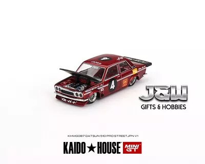 Kaido House X Mini GT Datsun 510 Pro Street JPN V1 KHMG087 1/64 • $16.99