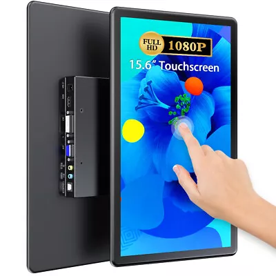 $248.39 • Buy UPERFECT 15.6  1080P Touch Screen Monitor Touscreen PC Display Remote Control