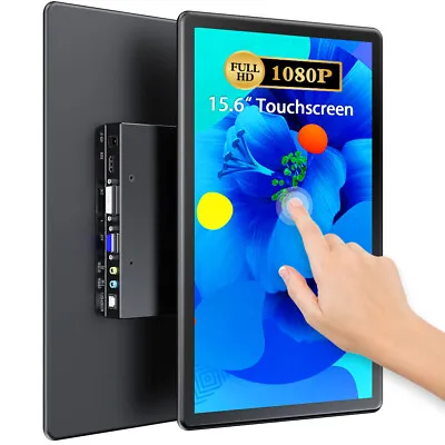 UPERFECT 15.6  1080P Touch Screen Monitor Touscreen PC Display Remote Control • $252.99