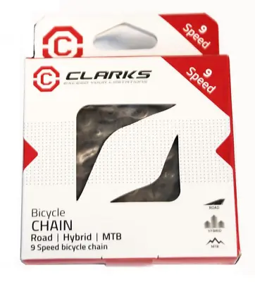 Clarks 9 Speed Chain — 116 Links / Brown — AUS STOCK — Bike Bicycle MTB Road • $28.99