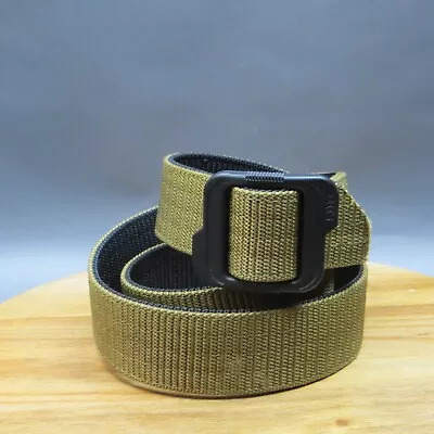 5.11 Tactical Double Duty TDU Belt Men Size L 1.5  Coyote Brown Black Reversible • $19.99