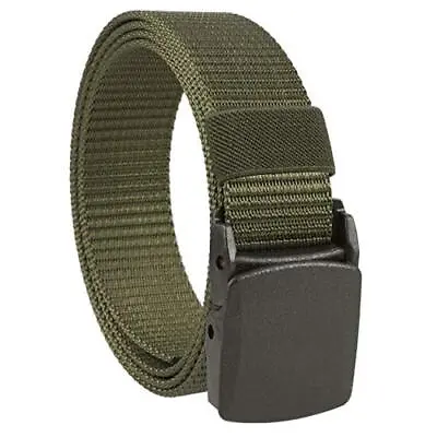 Gelante Military Tactical Belt With Nickel Free Plastic Buckle 2030-Olive • $13.99