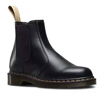 Dr. Martens Vegan Chelsea Boots Pull On Shoes - Black • $231