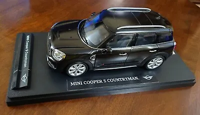 Custom Painted Black 1/18 Mini Cooper S Countryman Model Car • $500
