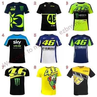 $27.99 • Buy VR46 Yamaha Valentino Rossi Jersey Motocross/MX/ATV/BMX/MTB Racing Tops T-shirts