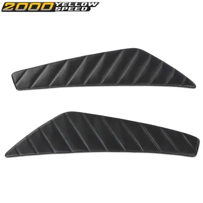  Fit For 2010 2011 2012 2013 2014 Ford Mustang Door Panel Insert Pleated Black • $33