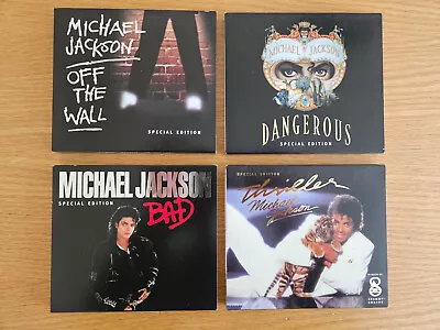 Michael Jackson - 4 CD Albums Special Editions • £18