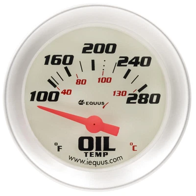 $53.53 • Buy Equus Engine Oil Temperature Gauge 8243; 8000 100-280�F 2  Electric
