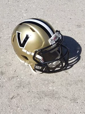 Vanderbilt Commodores New For 2022 Gold Speed Style Football Mini Helmet • $49