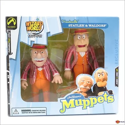 Muppets Vaudeville Statler And Waldorf 2003 Wizard World Exclusive By Palisades • $79.99