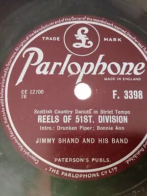 £4 • Buy Jimmy Shand - Reels Of 51st Division / Polka - 78 Rpm