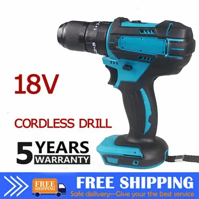 £33 • Buy Cordless Drill For Makita DHP458Z 18V LXT Brushed Body Only Replacement Hammer