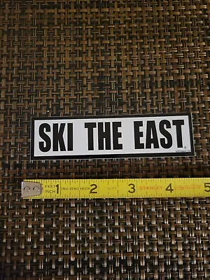 Ski The East AUTHENTIC Decal Sticker Ski Snowboard Mountain Resort • $3.99