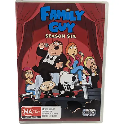 Family Guy : Season Series 6 : 3 Disc Region 4 PAL • $9.99