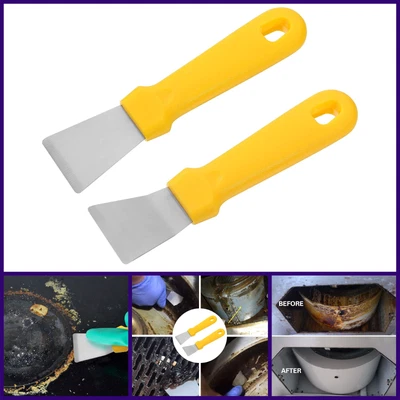 £8.28 • Buy Meifyomng 2 Pieces Cleaning Scraper For Ovens, Stoves, Induction Hob, Stainle...