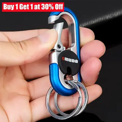 Men's Keychain Creative Metal Car Keyring Fashion Key Chain Car Accessories NEW • £4.70