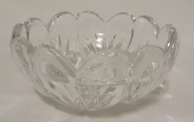 'Marquis By Waterford' Romance Collection Crystal Scalloped Heart Bowl Heavy • $19.60