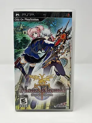 Mana Khemia: Student Alliance (Sony PSP) W/Manual Complete CIB • $39.99