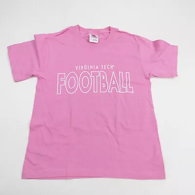 Virginia Tech Hokies Fruit Of The Loom Short Sleeve Shirt Youth Pink New • $11.81