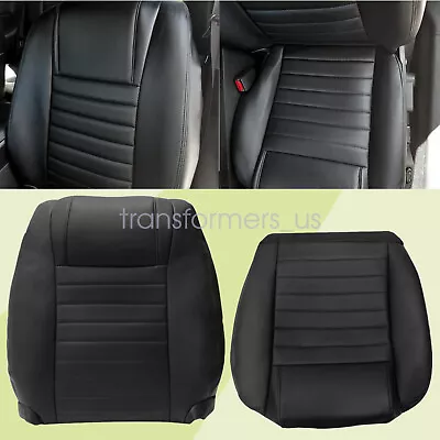 For 2005-2009 Ford Mustang GT Driver Bottom & Lean Back AC Seat Cover Black • $72.49