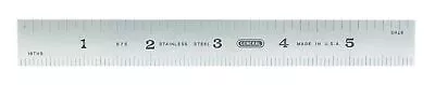 General Tools 676 Industrial Precision Rigid Steel Ruler 6in. With 4R Graduation • $12.08