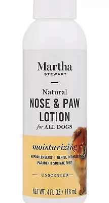 Martha Stewart Dog Nose & Paw Lotion Natural Moisturizing Unscented Moisturizer • $10.99