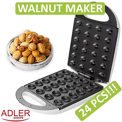 Walnut Cookie Maker Nut 24 Mold Oreshnica Oreshki Орешница Adler US PLUG • $119