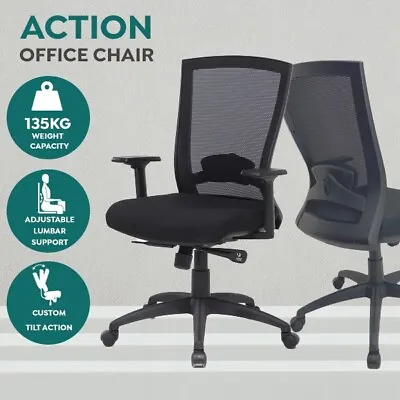 $405 • Buy Mesh Back Office Chair Ergonomic Seating With Arms & MoveX Control System