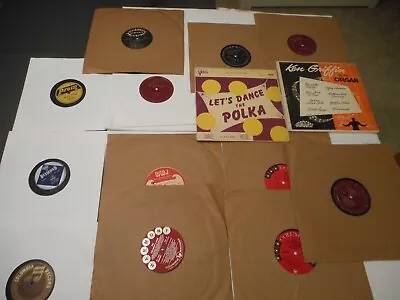 Vintage Group Of (14) 33 And 78 RPM Records With Sleeves As Shown. Sold As Is. • $14.99