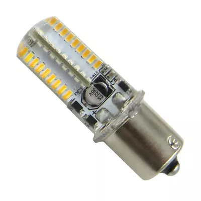 10x LED Bulb Car Lamp BA15S 1156 1259 12-24V 72 3014 Silicone Light Warm White • $21.15