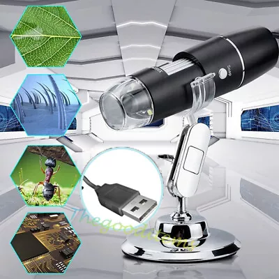 2024 USB Digital Microscope 1000X 8 LED Magnification Handheld Endoscope Camera • $21.29