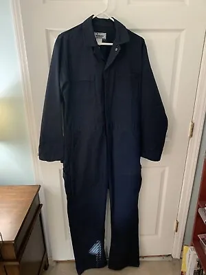 Vtg Roebucks Coveralls Navy Mechanics 43R Large Michael Myers Cosplay • $29.99