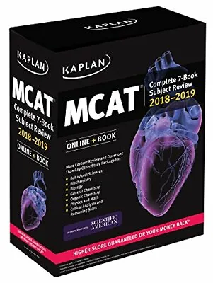 $39.95 • Buy Kaplan Mcat Review Complete Subject Review  Kaplan