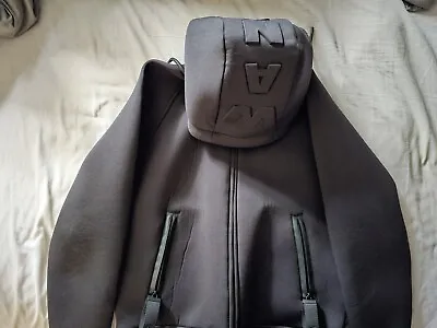 Alexander Wang H&M Mens L Black Hoodie Jacket Scuba Neoprene • $180