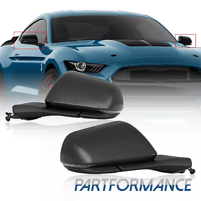 For 2015-20 Ford Mustang Power Mirror W/ Turn Signal Light 7-Pin Left Right Side • $209.99