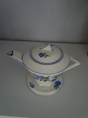  Art Deco Palissy Rare Hand Painted 1.5 Pint Teapot  1934 Excellent Condition • £45