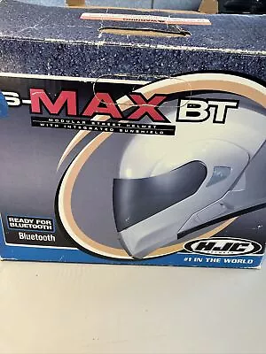 HJC IS-MAX BT MOTORCYCLE HELMENT~ SIZE: XL  SILVER Bluetooth Ready W/sun Shield • $75